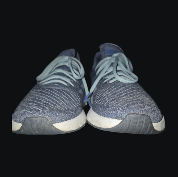 Adidas Women's Asweego Ash Grey & True Blue Running Sneakers - Size 9.5 - Picture 3 of 6